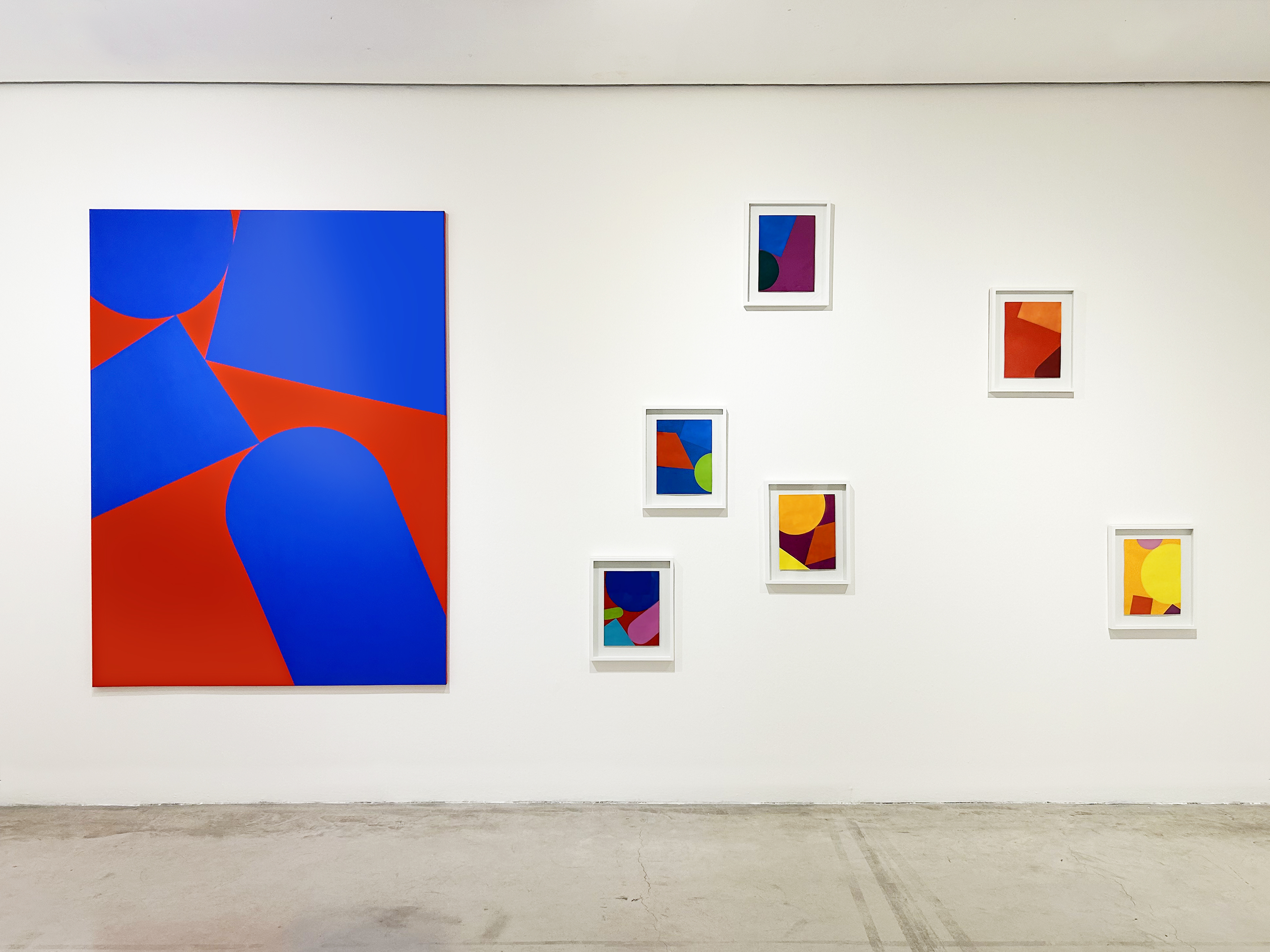 Detalle de pintura geométrica, Sala 7