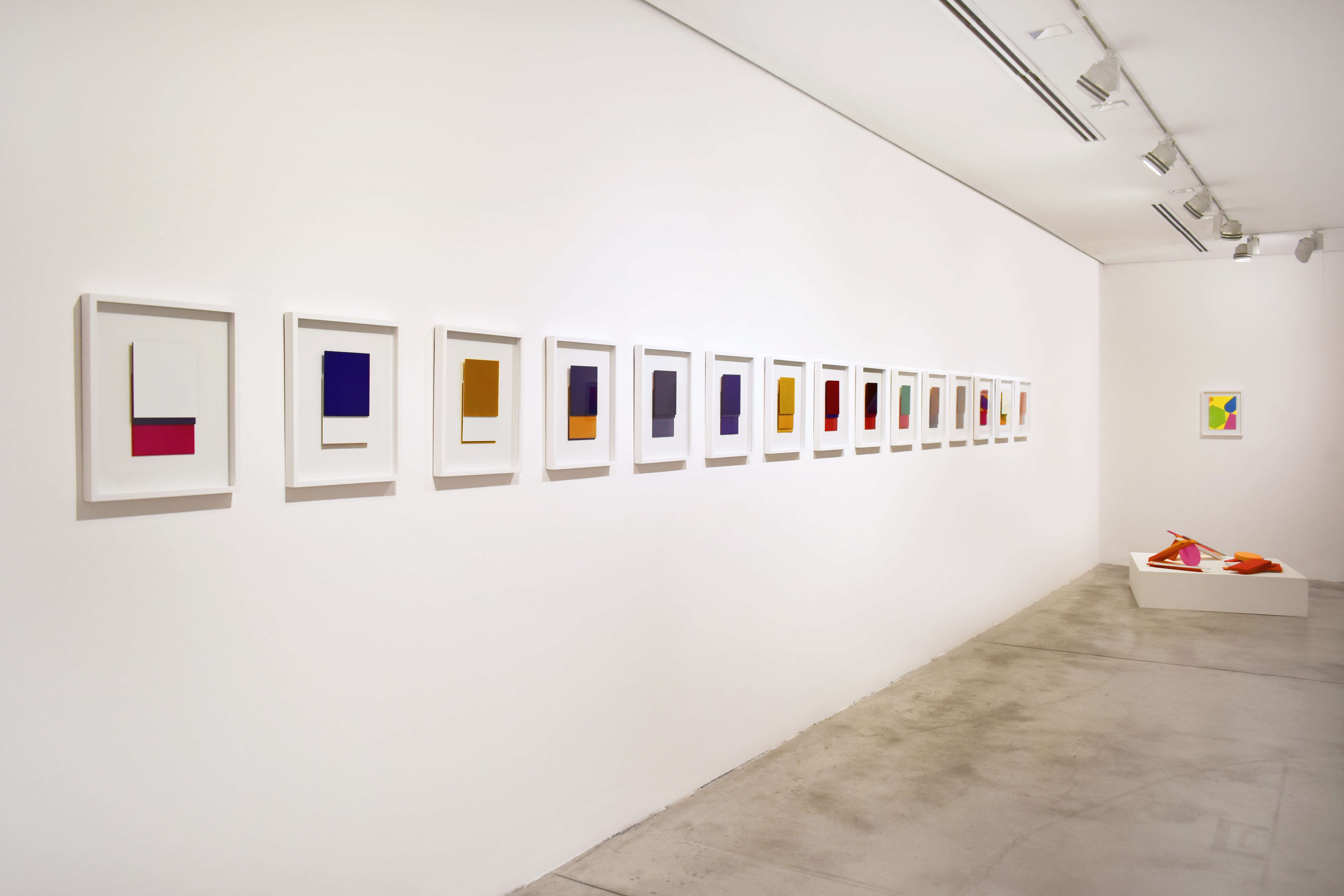 Secuencia lineal de obras enmarcadas, Sala 7