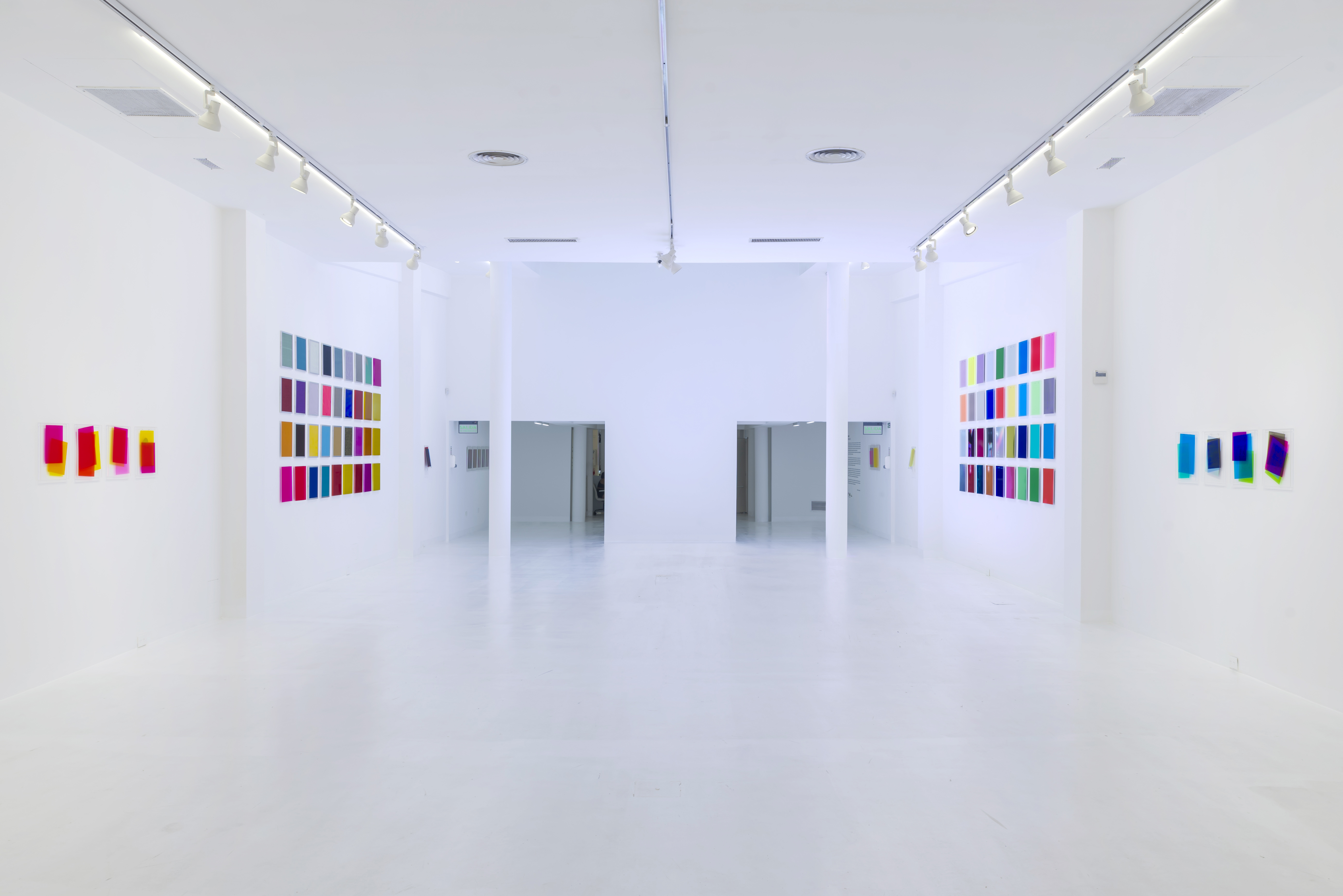 Vista simétrica del catálogo de materiales, Museo MARCO