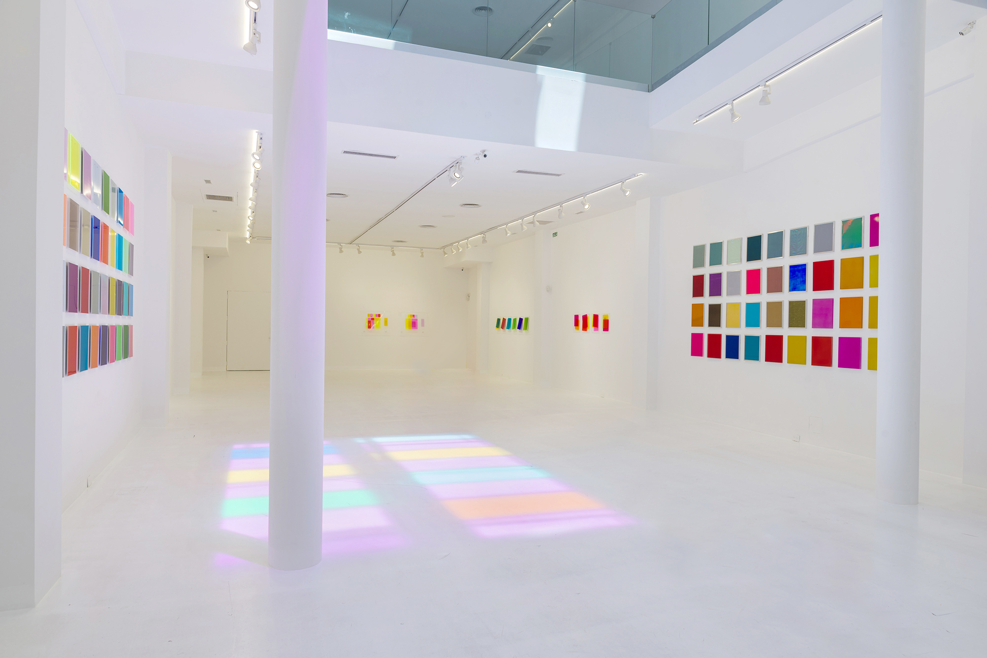 Proyección de luz natural en el espacio expositivo, Museo MARCO