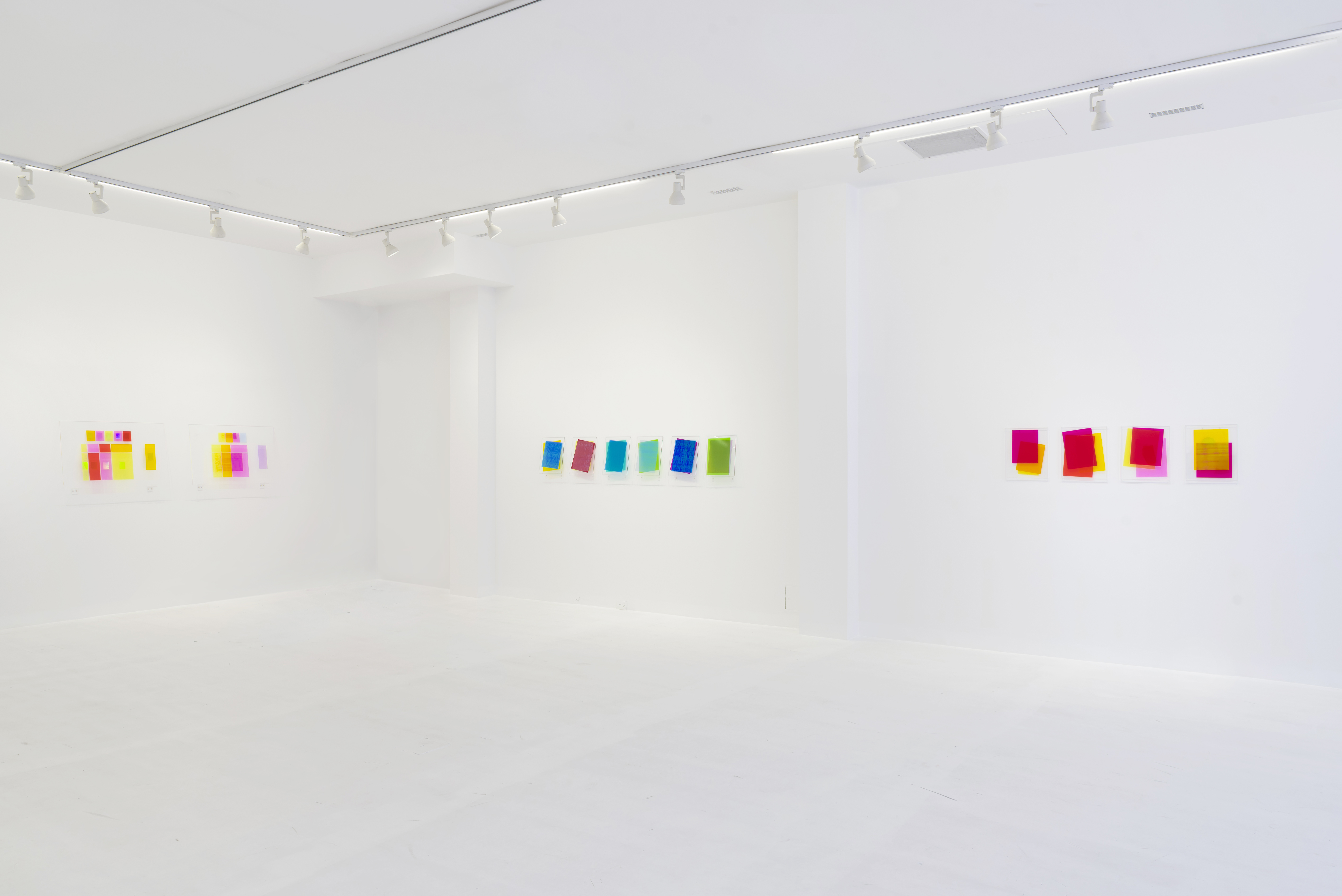 Muestras de materiales en disposición minimal, Museo MARCO